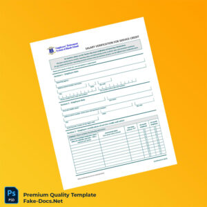 Rhode Island Employees Retirement System Income Verification Letter Template (Word & PDF) 2 page