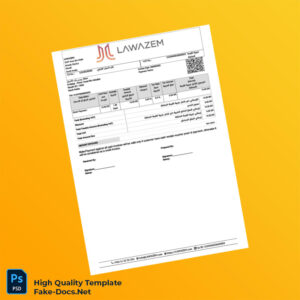 Saudi Arabia Diom Invoice Template in Word and PDF formats Saudi Arabia Diom Invoice Template in Word and PDF formats