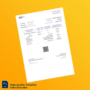 Saudi Arabia Mixed Closed Joint Stock Company Invoice Template in Word and PDF formats Saudi Arabia Mixed Closed Joint Stock Company Invoice Template in Word and PDF formats