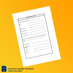 Shipping Register Certificate Template (Word & PDF)