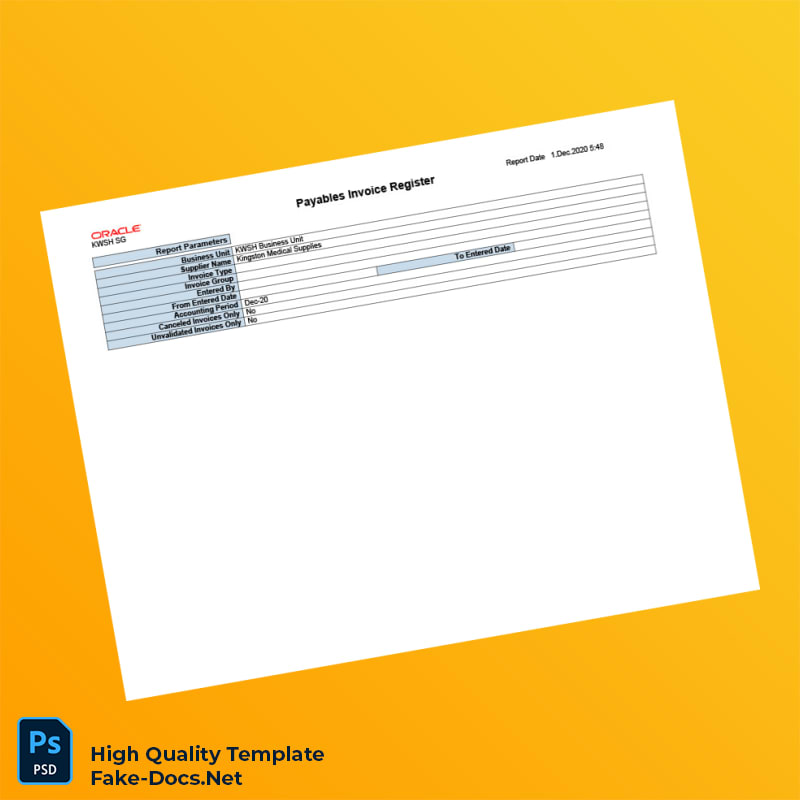 Singapore Kingston Medical Supplies Invoice Template in Word and PDF formats 5 page Singapore Kingston Medical Supplies Invoice Template in Word and PDF formats 5 page