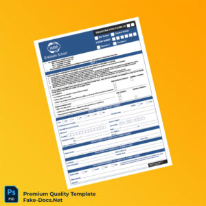 South Africa IMM Registration Form Template (Word & PDF) 4 page