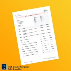 South Africa Kiwi com Invoice Template in Word and PDF formats 2 page South Africa Kiwi com Invoice Template in Word and PDF formats 2 page