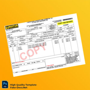 South Africa Matus Tax Invoice Template in Word and PDF formats South Africa Matus Tax Invoice Template in Word and PDF formats