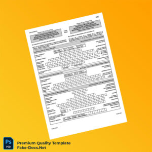 South Africa Motor Vehicle Registration Duplicate Certificate Application Form Template (Word & PDF) 2 page