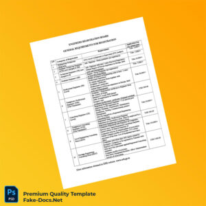 Tanzania Engineers Registration Board Registration Certificate Template (Word & PDF) Tanzania Engineers Registration Board Registration Certificate Template (Word & PDF)