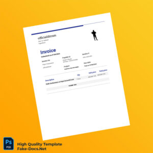 Tanzania Pepsi Corporation Invoice Template in Word and PDF formats Tanzania Pepsi Corporation Invoice Template in Word and PDF formats