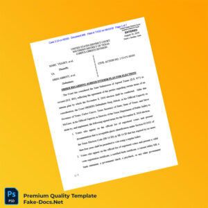 Texas Election Interim Plan Order Voter ID Registration Certificate Template (Word & PDF) 7 page Texas Election Interim Plan Order Voter ID Registration Certificate Template (Word & PDF) 7 page