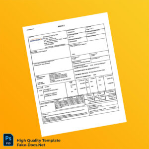 UAE ChampionX Gulf Ltd Invoice Template in Word and PDF formats UAE ChampionX Gulf Ltd Invoice Template in Word and PDF formats