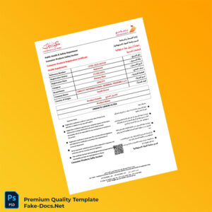 UAE Consumer Products Registration Certificate Template (Word & PDF) 2 page UAE Consumer Products Registration Certificate Template (Word & PDF) 2 page