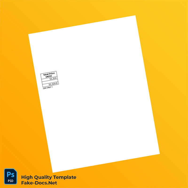 UAE Invoice Template in Word and PDF formats 2 page UAE Invoice Template in Word and PDF formats 2 page