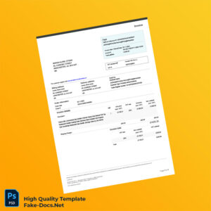UK JinZhongShiYuCiQuYanLongRiYongBaiHuoDian Invoice Template in Word and PDF formats UK JinZhongShiYuCiQuYanLongRiYongBaiHuoDian Invoice Template in Word and PDF formats