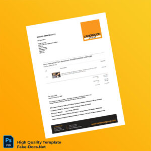 UK Landwood Group Invoice Template in Word and PDF formats 2 page UK Landwood Group Invoice Template in Word and PDF formats 2 page