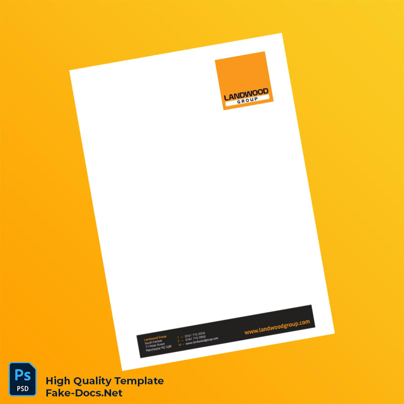 UK Landwood Group Invoice Template in Word and PDF formats 2 page UK Landwood Group Invoice Template in Word and PDF formats 2 page