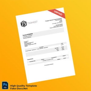 UK Paragon Internet Group Invoice Template in Word and PDF formats UK Paragon Internet Group Invoice Template in Word and PDF formats