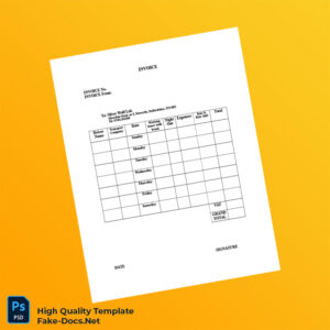 UK Silver Wolf Ltd Invoice Template in Word and PDF formats UK Silver Wolf Ltd Invoice Template in Word and PDF formats