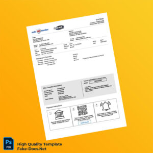 USA Autobidmaster Invoice Template in Word and PDF formats