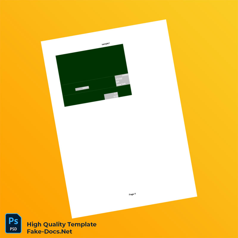 USA CIM Invoice Template in Word and PDF formats 6 page USA CIM Invoice Template in Word and PDF formats 6 page