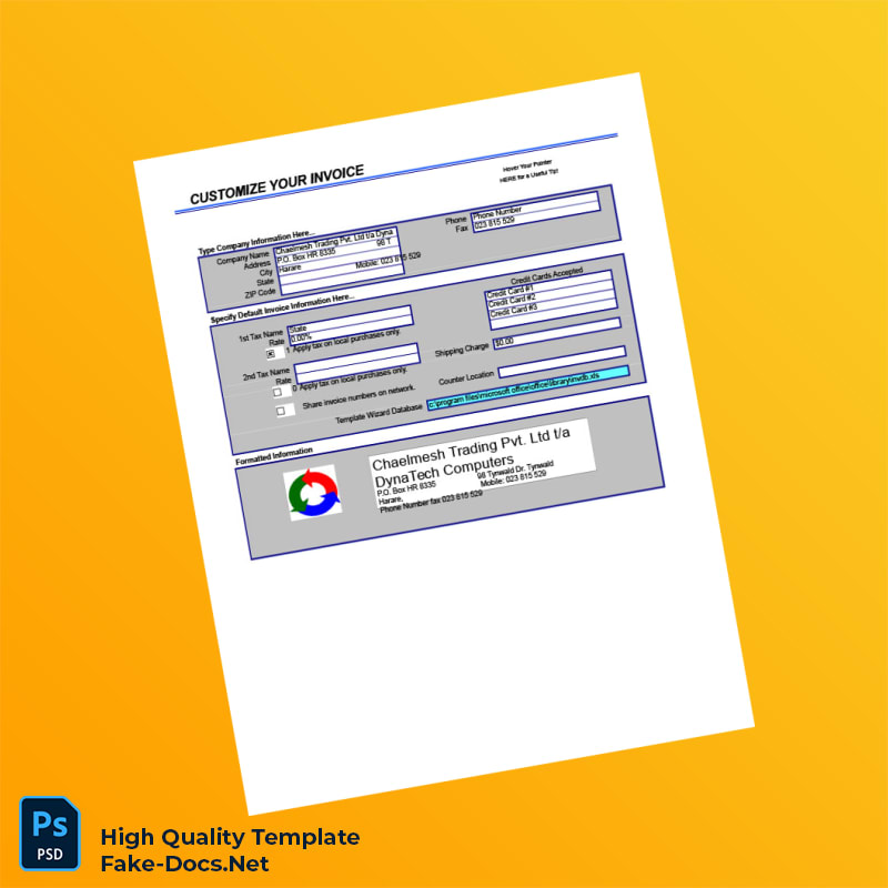 USA CIM Invoice Template in Word and PDF formats 6 page USA CIM Invoice Template in Word and PDF formats 6 page
