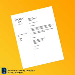USA Company Name Employment Verification Letter Template (Word & PDF) USA Company Name Employment Verification Letter Template (Word & PDF)