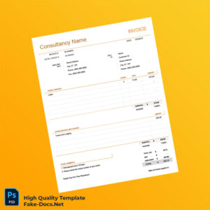 USA Consultant Invoice Template in Word and PDF formats 5 page USA Consultant Invoice Template in Word and PDF formats 5 page