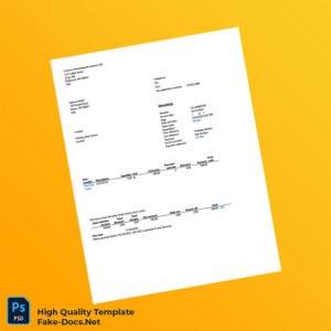 USA Contoso Entertainment System Invoice Template in Word and PDF formats USA Contoso Entertainment System Invoice Template in Word and PDF formats