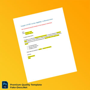 USA Employer Name Employment Verification Letter Template (Word & PDF)