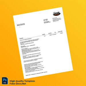 USA GeekSquad Invoice Template in Word and PDF formats 2 page USA GeekSquad Invoice Template in Word and PDF formats 2 page