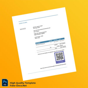 USA Ichigo Global Invoice Template in Word and PDF formats USA Ichigo Global Invoice Template in Word and PDF formats