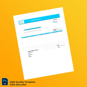 USA Infomist Services Invoice Template in Word and PDF formats USA Infomist Services Invoice Template in Word and PDF formats