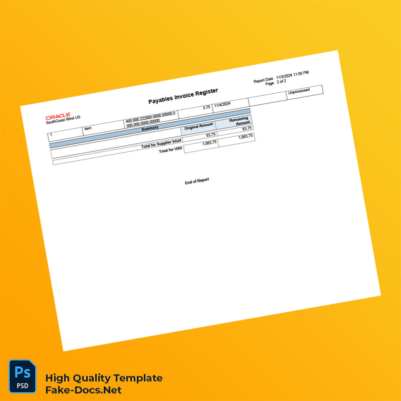 USA Intuit Invoice Template in Word and PDF formats 3 page USA Intuit Invoice Template in Word and PDF formats 3 page