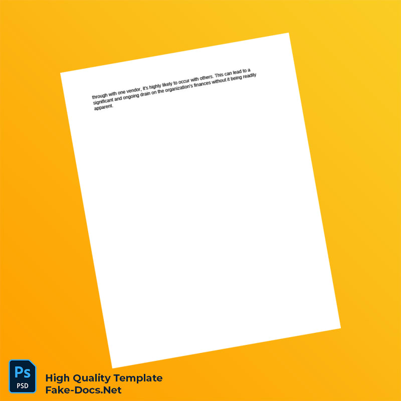 USA Invoice Processing Template in Word and PDF formats 4 page USA Invoice Processing Template in Word and PDF formats 4 page