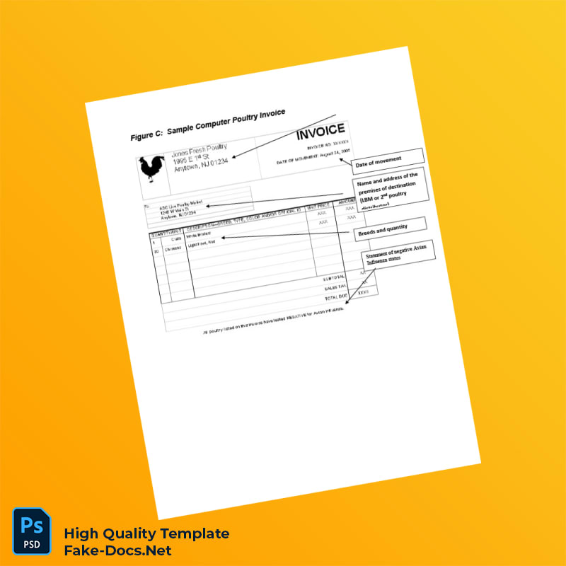 USA New Jersey Department of Agriculture Invoice Template in Word and PDF formats 7 page USA New Jersey Department of Agriculture Invoice Template in Word and PDF formats 7 page