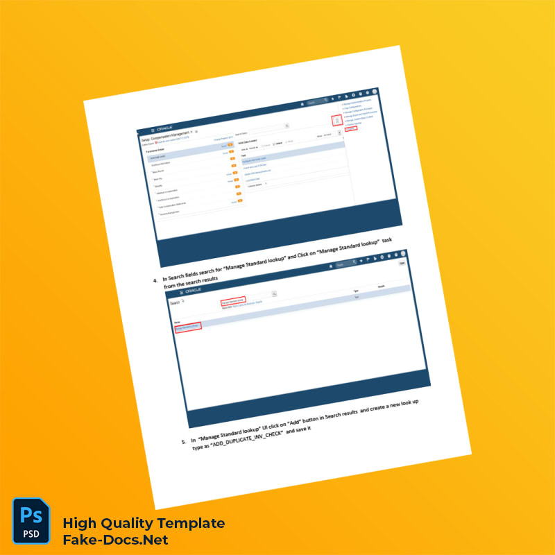 USA Oracle Invoice Template in Word and PDF formats 5 page USA Oracle Invoice Template in Word and PDF formats 5 page