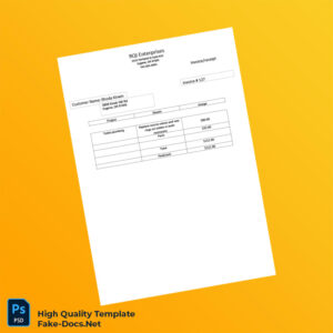 USA RQI Enterprises Invoice Template in Word and PDF formats USA RQI Enterprises Invoice Template in Word and PDF formats