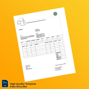 USA Ronald Reagan Washington National Airport Invoice Template in Word and PDF formats USA Ronald Reagan Washington National Airport Invoice Template in Word and PDF formats