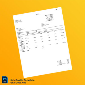 USA Syntec Automation Inc Invoice Template in Word and PDF formats USA Syntec Automation Inc Invoice Template in Word and PDF formats
