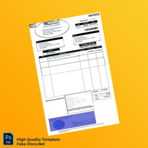 USA TXLE Properties Invoice Template in Word and PDF formats USA TXLE Properties Invoice Template in Word and PDF formats