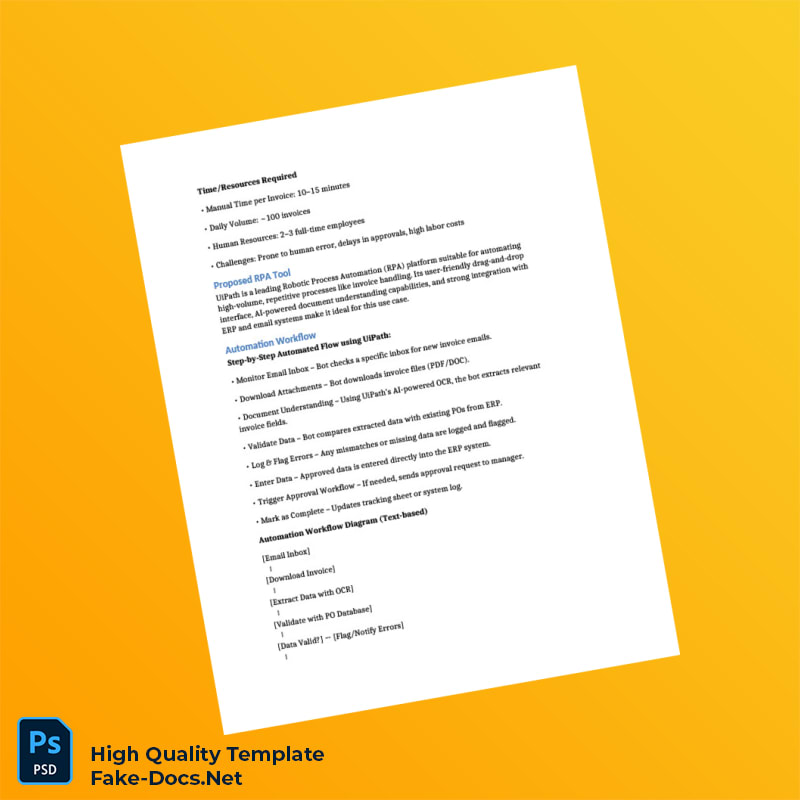 USA Unknown Invoice Template in Word and PDF formats 3 page USA Unknown Invoice Template in Word and PDF formats 3 page