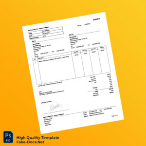 USA Xin Inventory 2 0 Invoice Template in Word and PDF formats USA Xin Inventory 2 0 Invoice Template in Word and PDF formats