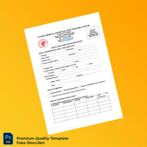 Uganda Medical and Dental Practitioners Council Registration Form Template (Word & PDF) 3 page Uganda Medical and Dental Practitioners Council Registration Form Template (Word & PDF) 3 page