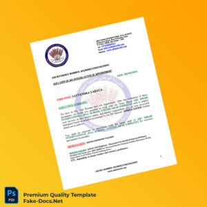 United Arab Emirates Abu Dhabi International Pvt School Employment Verification Letter Template (Word & PDF) 6 page