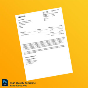 United Kingdom Smart Services DNS Limited Invoice Template in Word and PDF formats United Kingdom Smart Services DNS Limited Invoice Template in Word and PDF formats