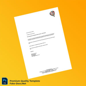 United Kingdom The Real Wrap Company Employment Verification Letter Template (Word & PDF)