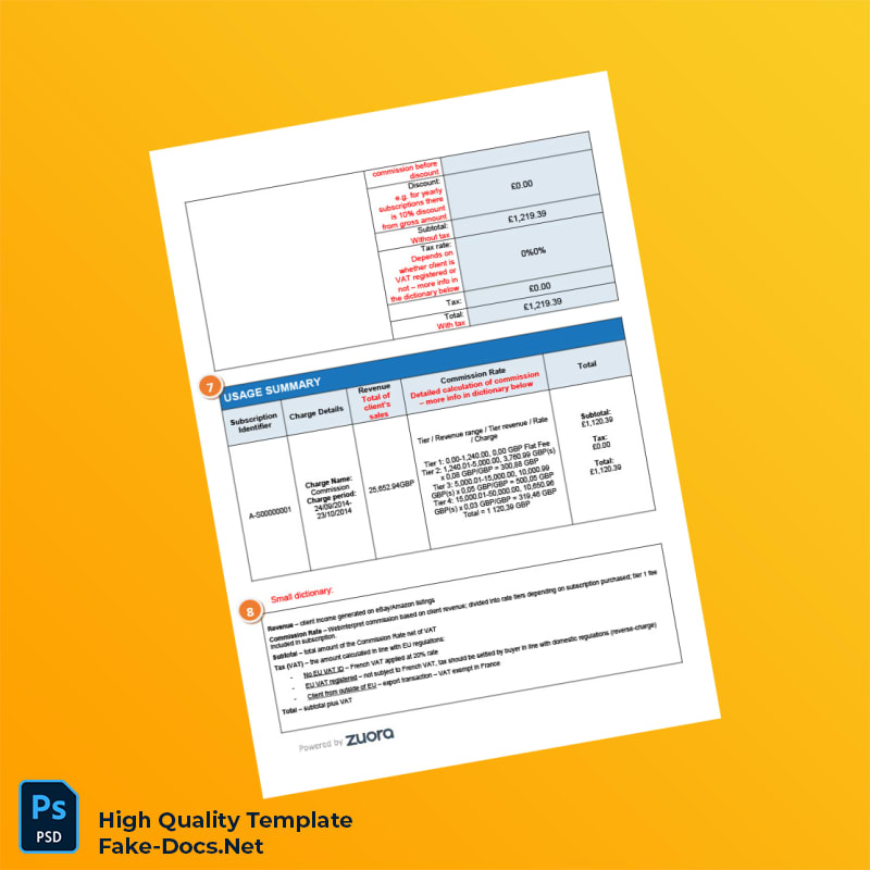 United Kingdom Webinterpret Invoice Template in Word and PDF formats 3 page United Kingdom Webinterpret Invoice Template in Word and PDF formats 3 page