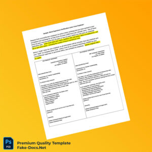 United States ABC Computer Corporation Employment Verification Letter Template (Word & PDF)