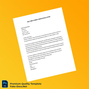 United States FlanBTQ LLC Employment Verification Letter Template (Word & PDF)