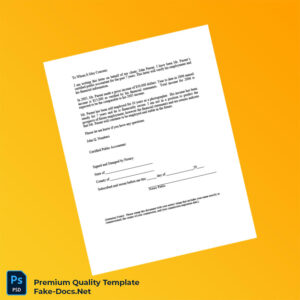 United States Self Employment Verification Letter Template (Word & PDF) United States Self Employment Verification Letter Template (Word & PDF)