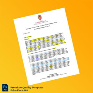 United States UW-Madison Employment Verification Letter Template (Word & PDF) 3 page