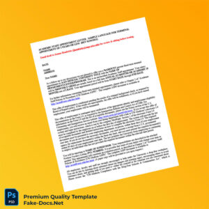 United States University Employment Verification Letter Template (Word & PDF) 2 page